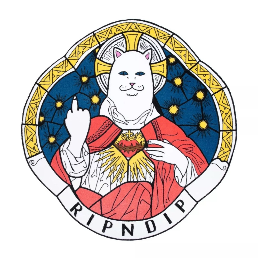 Ripndip Colorful Cat Rug - Picture 2 of 4